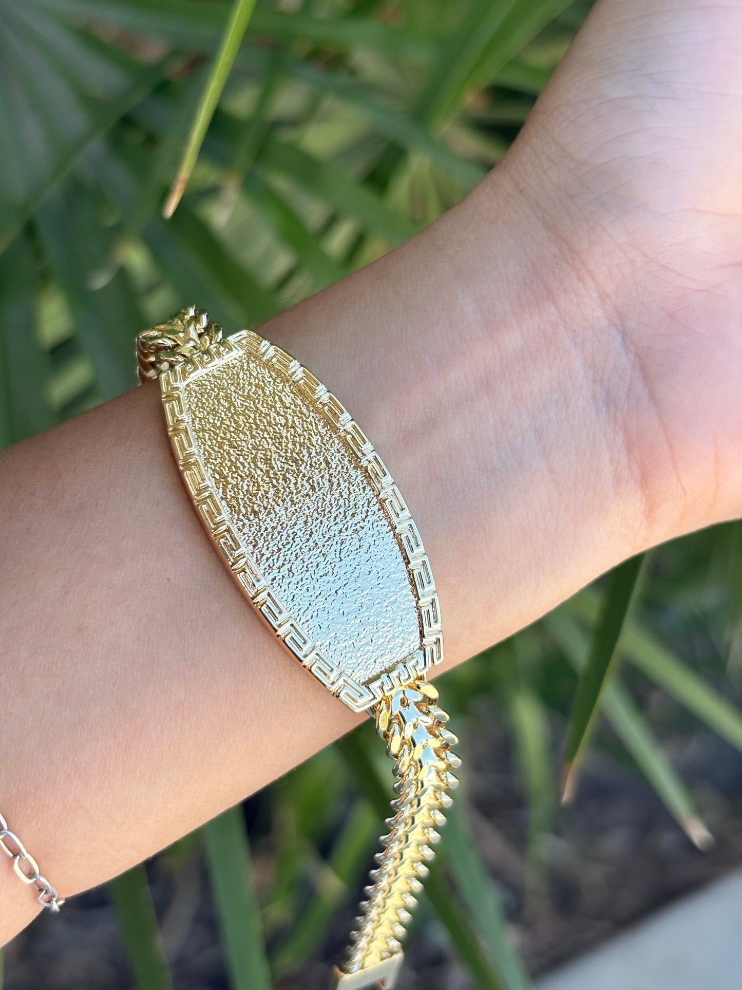 Placa gruesa bracelet #10-A