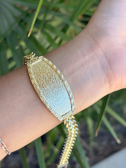 Placa gruesa bracelet #10-A