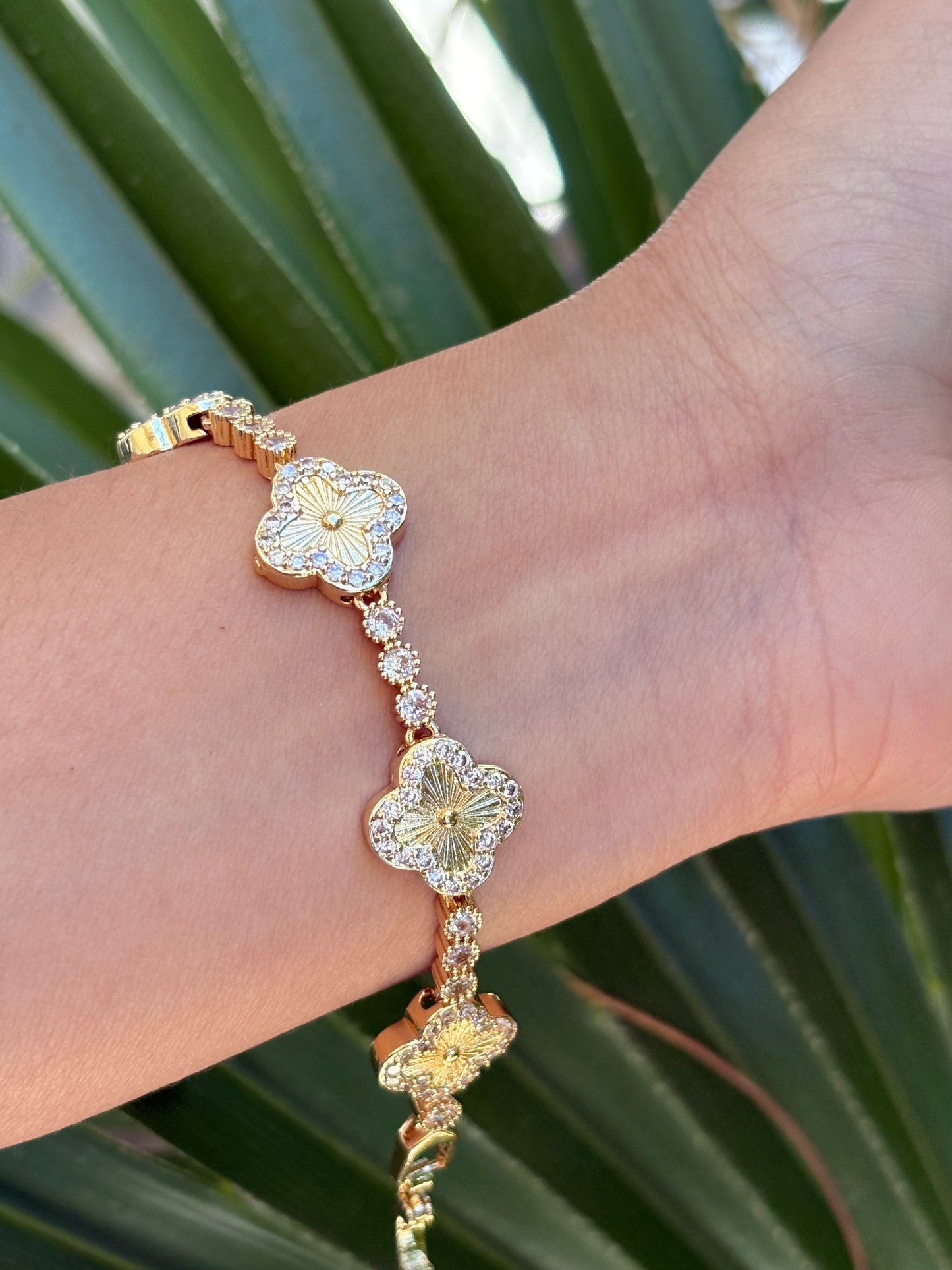 Trébol bling bracelet