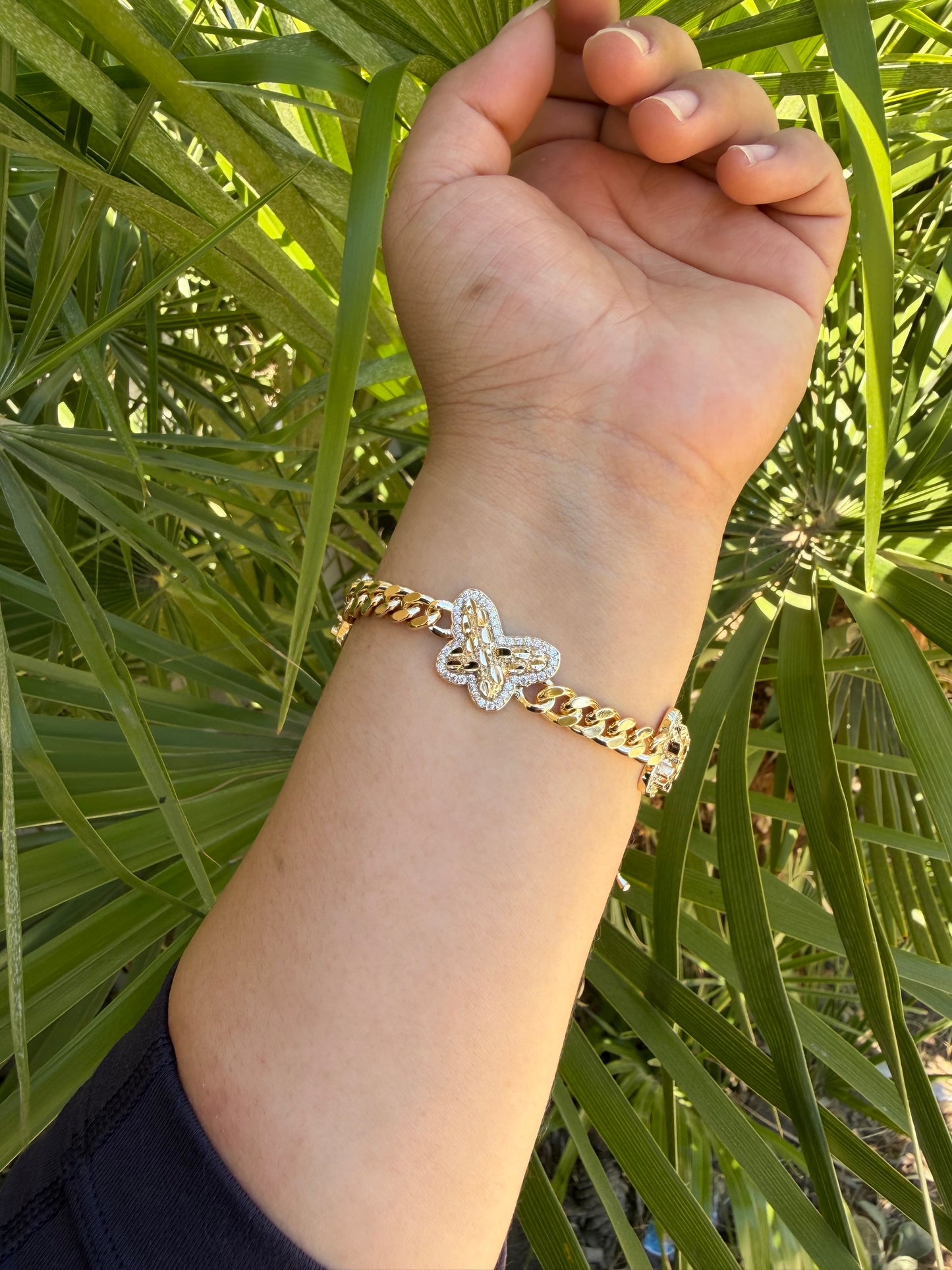 Butterfly Nugget Bracelet