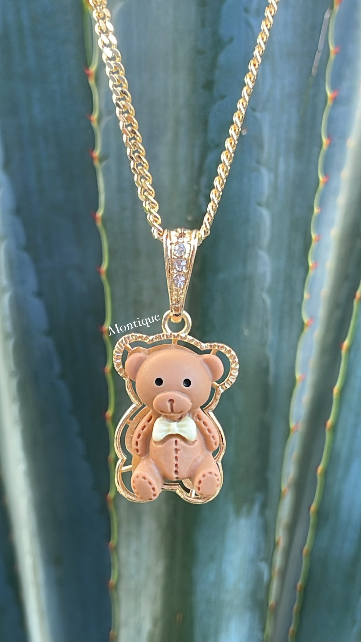 Silicone Bear Pendant