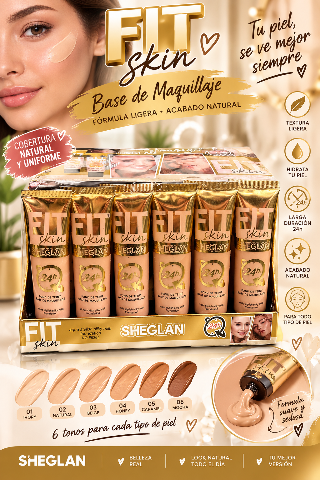 Base fit 24pcs