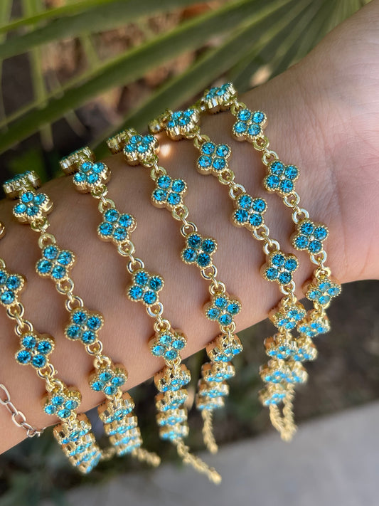 6pcs bracelet blue