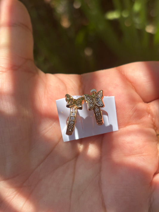 Butterfly High Quality Huggie Earring
