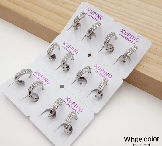 Silver Earring 6pc #8950
