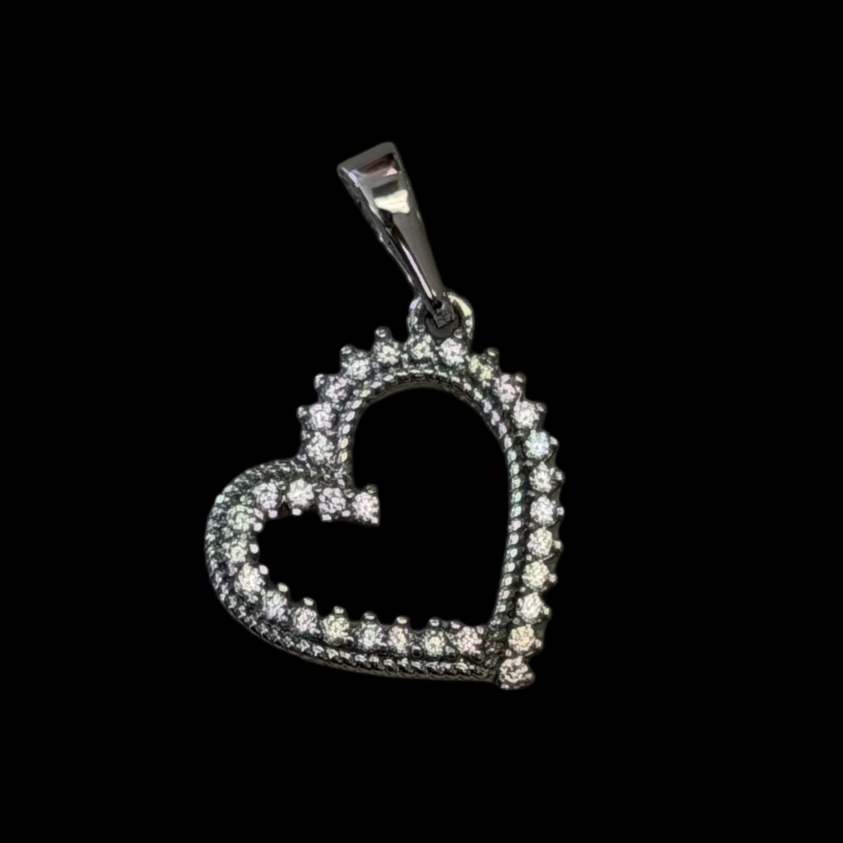 H-89 Silver Heart Pendant