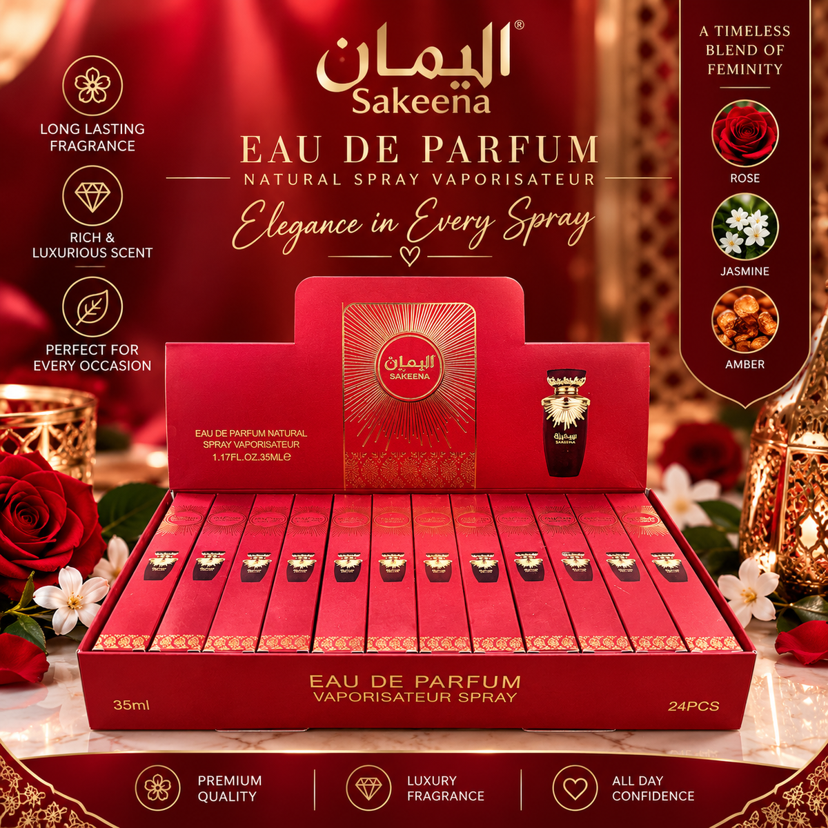 Sakeena perfume 24pcs
