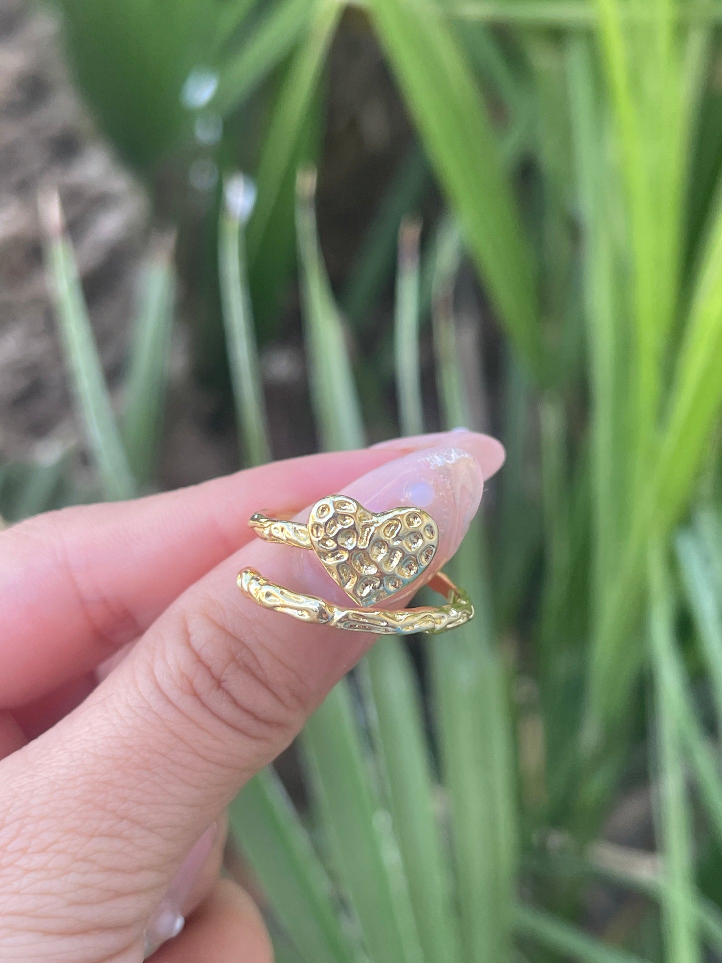 Ring heart adjustable