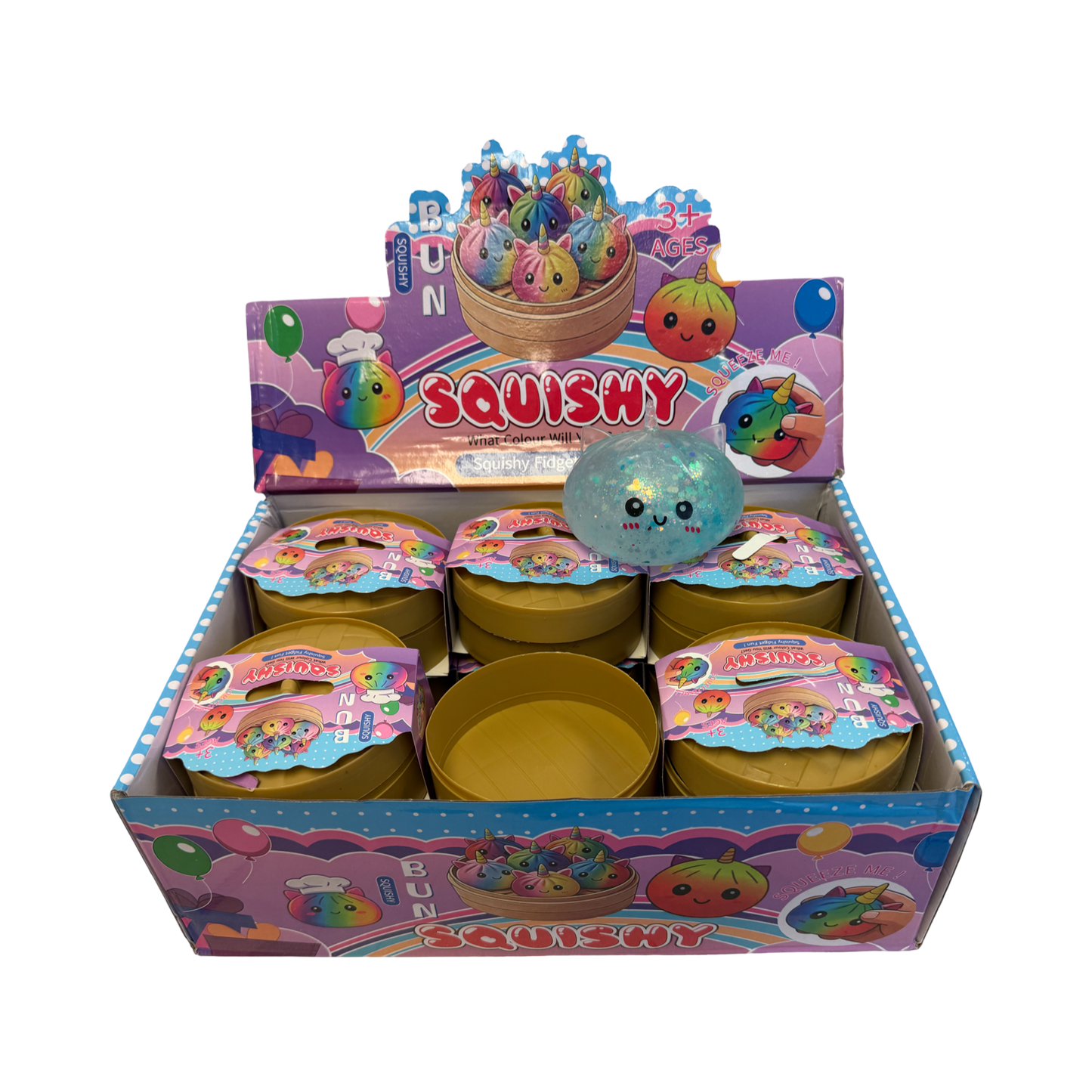 Unicorn Light Up Squishy 12pc
