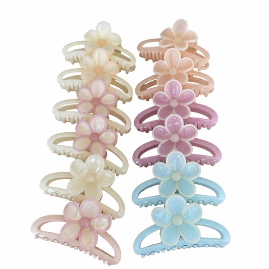 Cute Flower Hair Claws