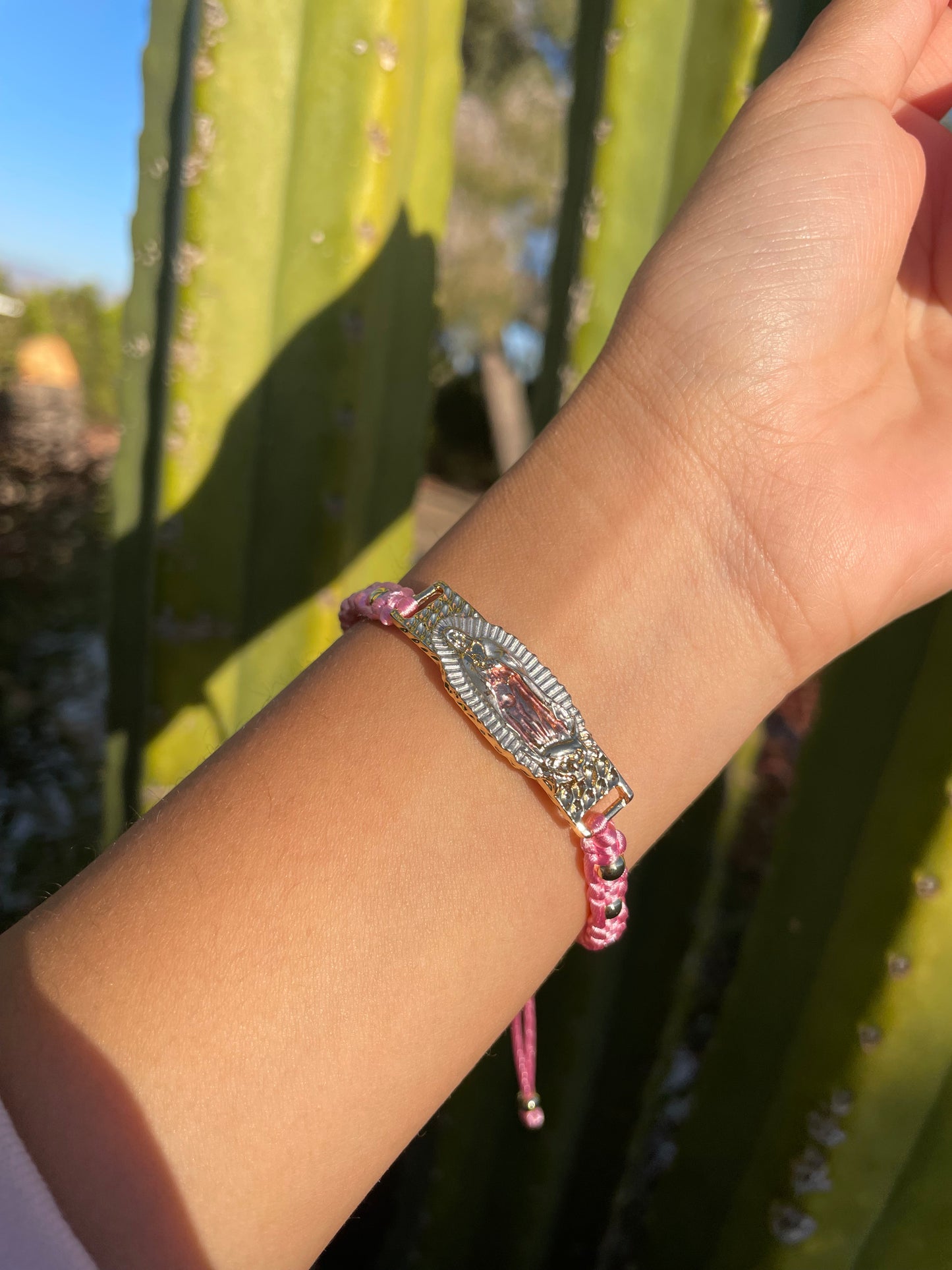 Pink v bracelet