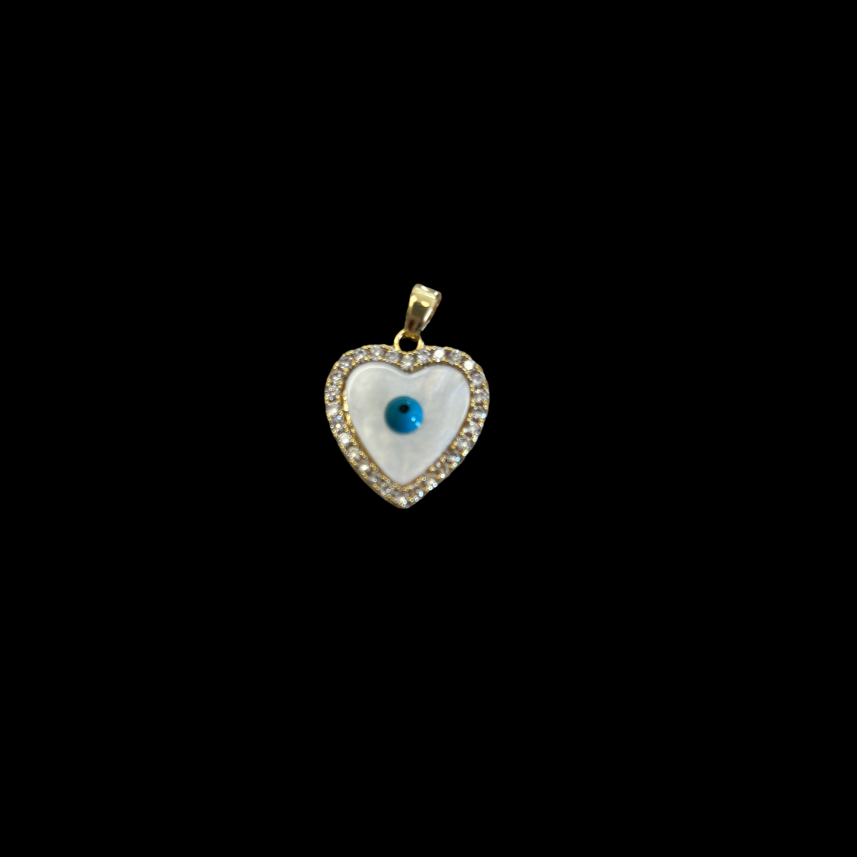 H-58 eye heart pendant