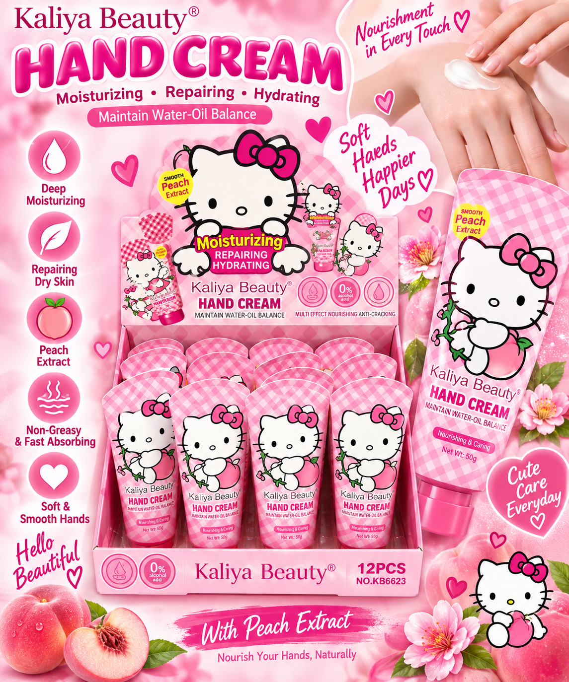 12PC HK Hand Cream #9549