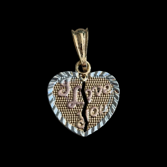 H-14 ILY Heart Pendant