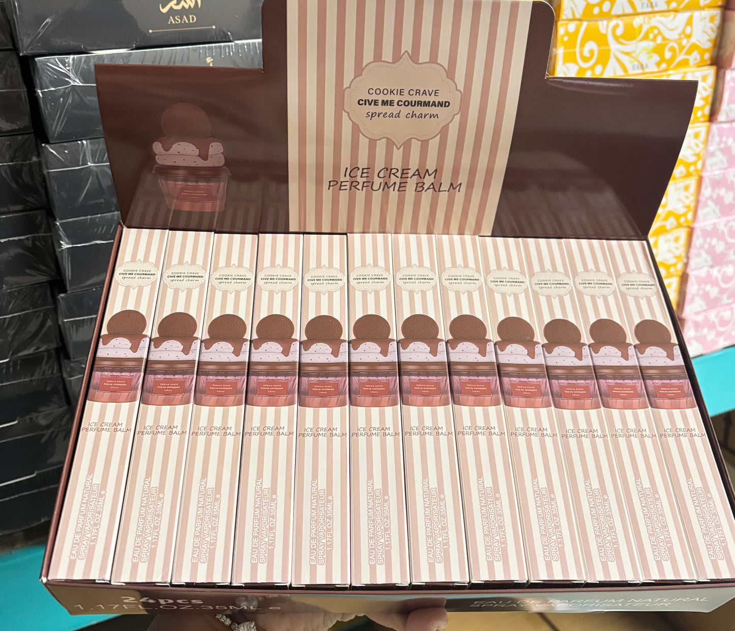Brown 24pc Perfume