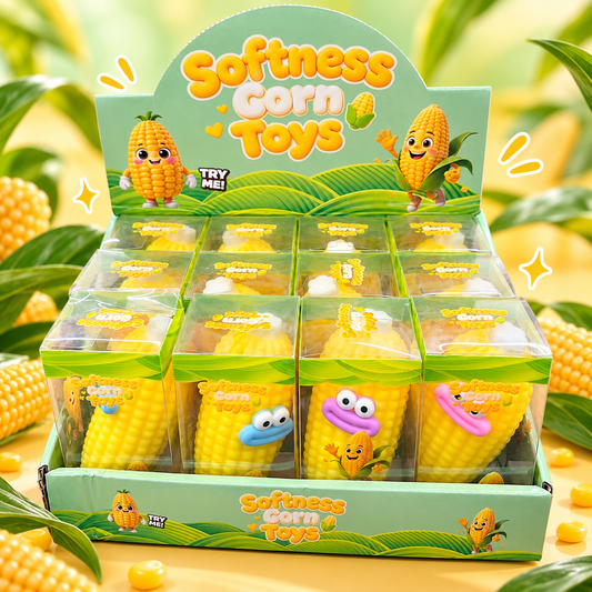 Crunchy corn 12pc Squishy