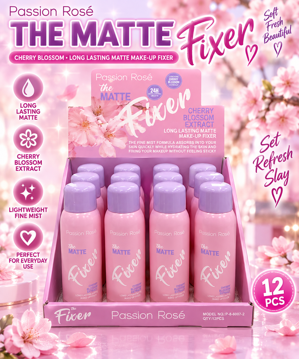 Cherry Blossom Fixer 12pc #F0007-2