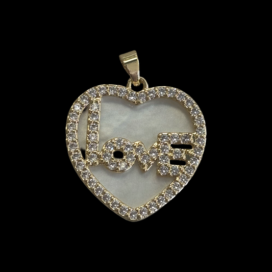 H-62 love heart pendant