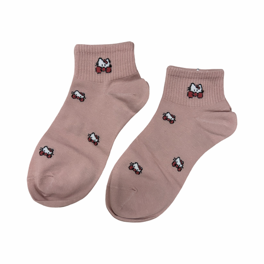 12pc Pink HK Socks