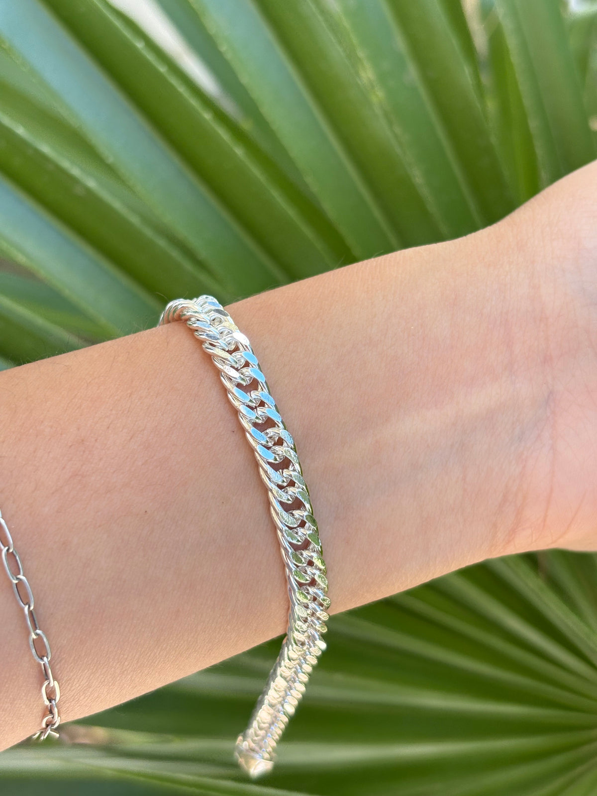 Silver tupida bracelet #40-A