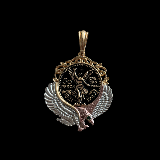 G-11 Tri color centenario pendant