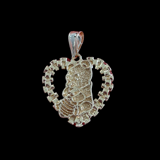 Winnie heart pendant