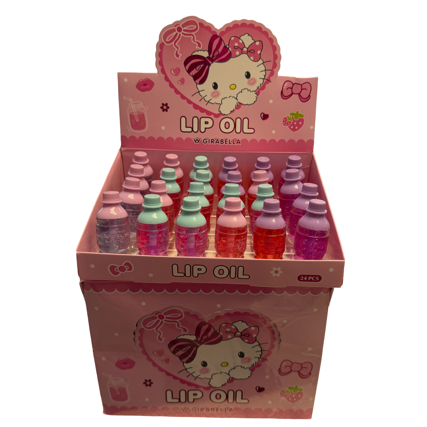 2CAJAS-48PC Gatita Lip Oil #2077