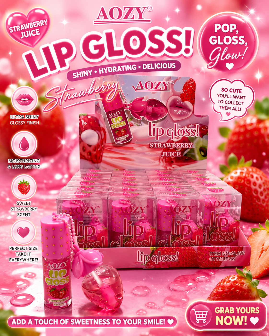 AOZY 24pc Lip Duo