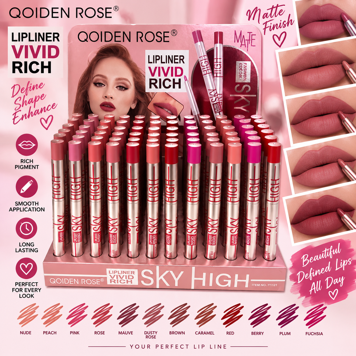 72pc Sky High Lip Liner