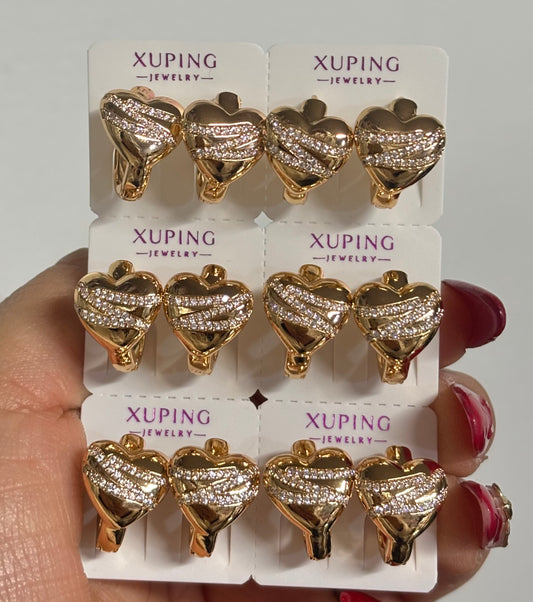 Heart Hoop Earring #9203