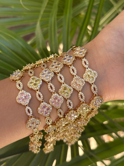 Fancy Trebol bracelet multi 1pc