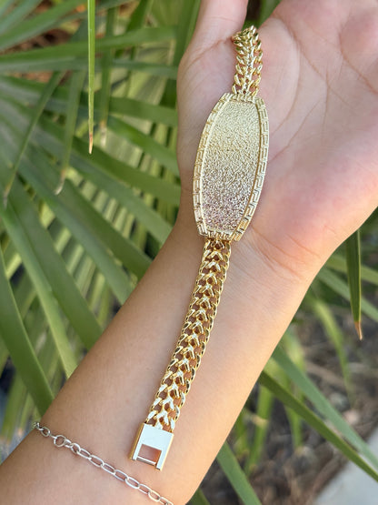Placa gruesa bracelet #10-A