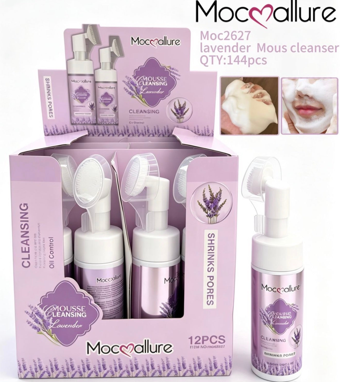 Lavender foam 12pc