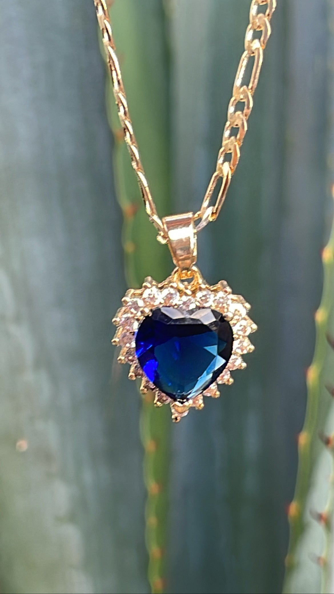 Blue Heart Pendant