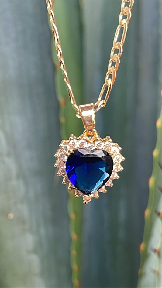 Blue Heart Pendant