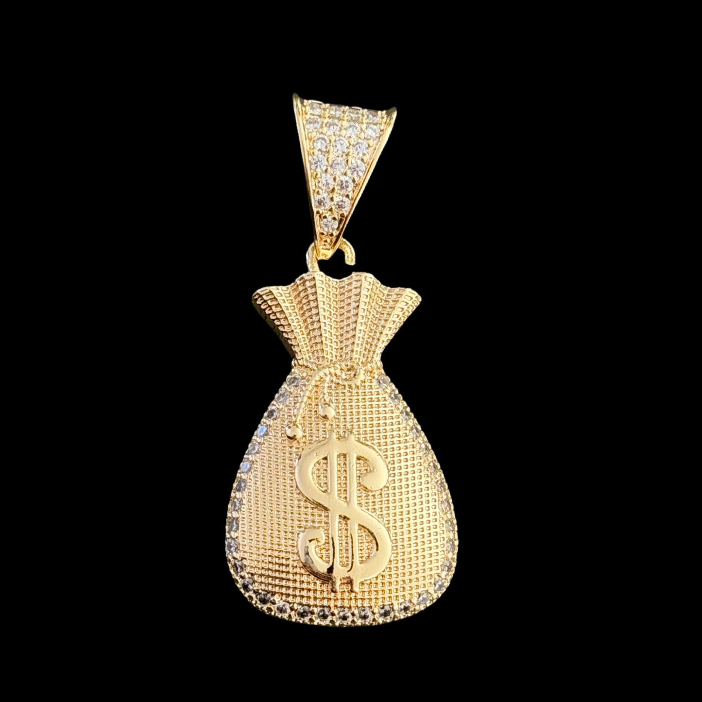 Money bag big pendant C-55