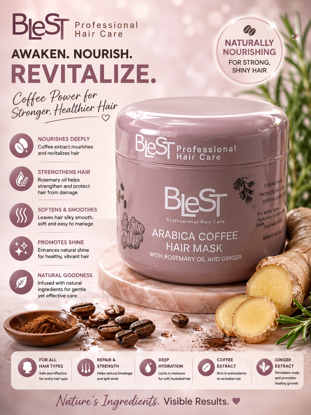 BLEST Coffee Hair Mask
