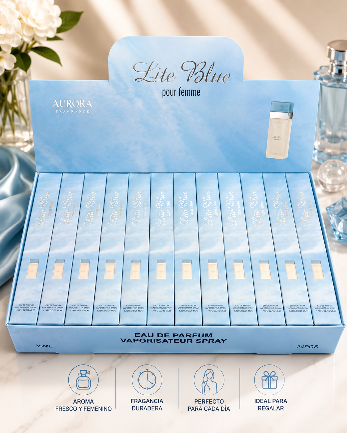 Light Blue Perfume 24pc
