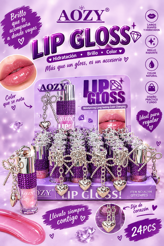 Lip purple 24pcs