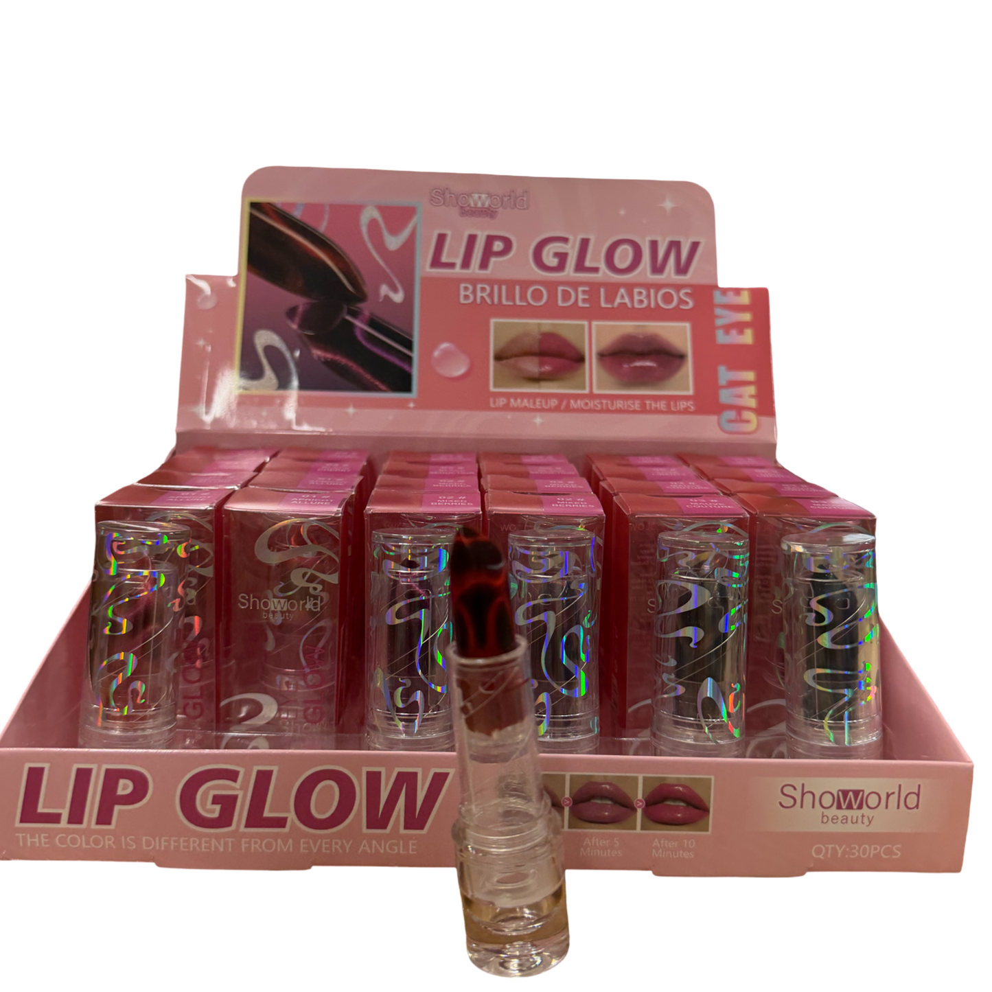 30pc Cat Eye Lip Glow