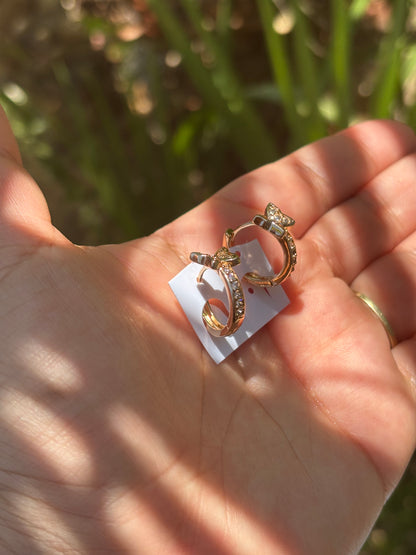 Butterfly High Quality Huggie Earring