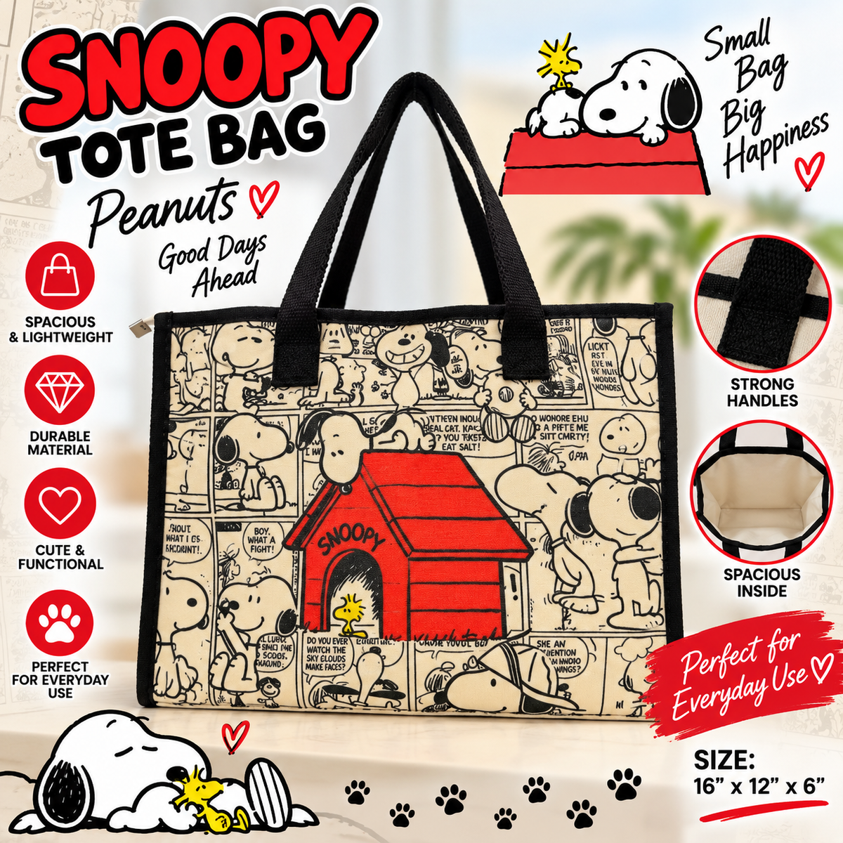 Black Tote Bag