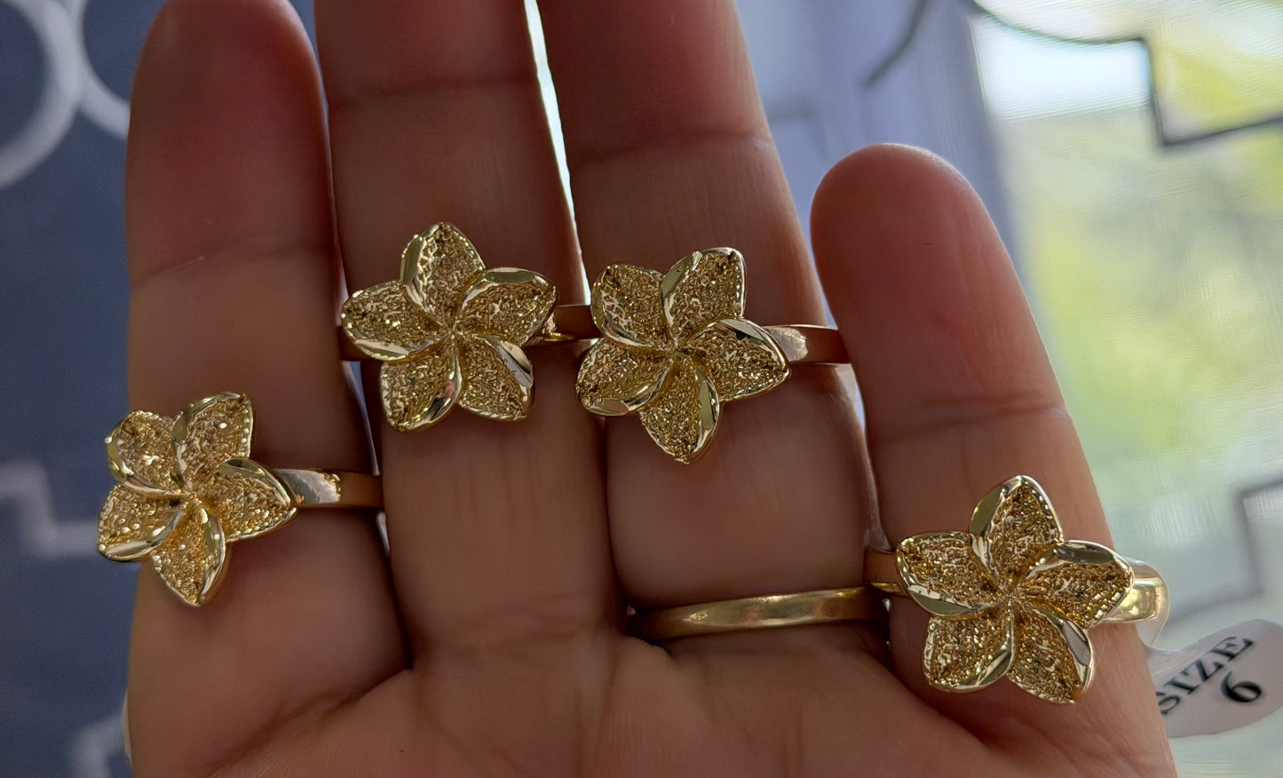 1pc Hibiscus Flower Ring