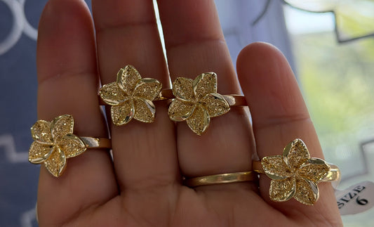 1pc Hibiscus Flower Ring