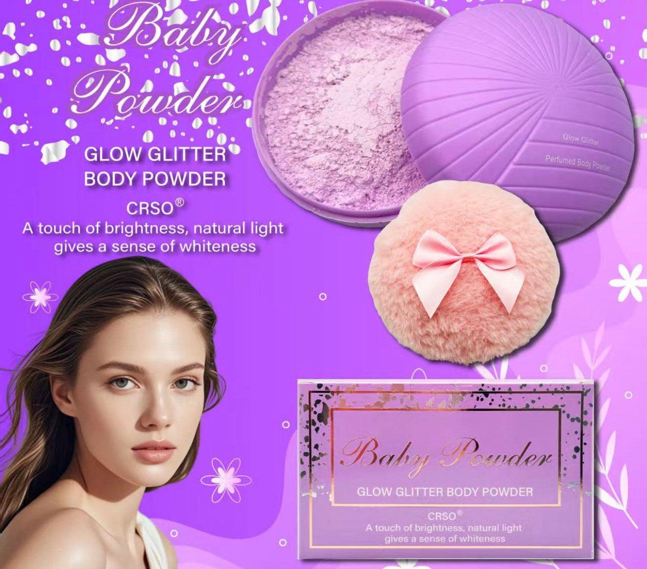 Purple Body Powder