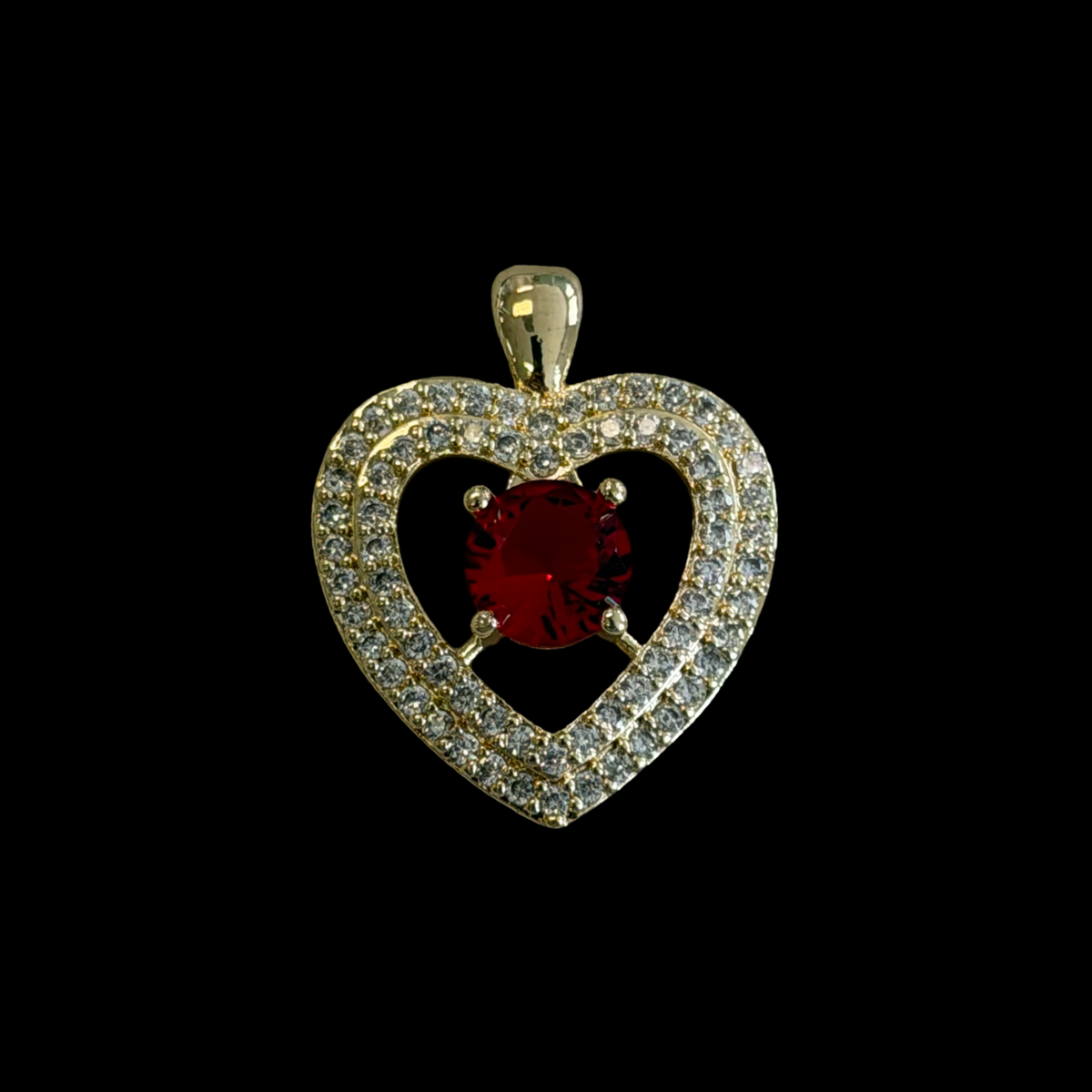 H-35 heart pendant