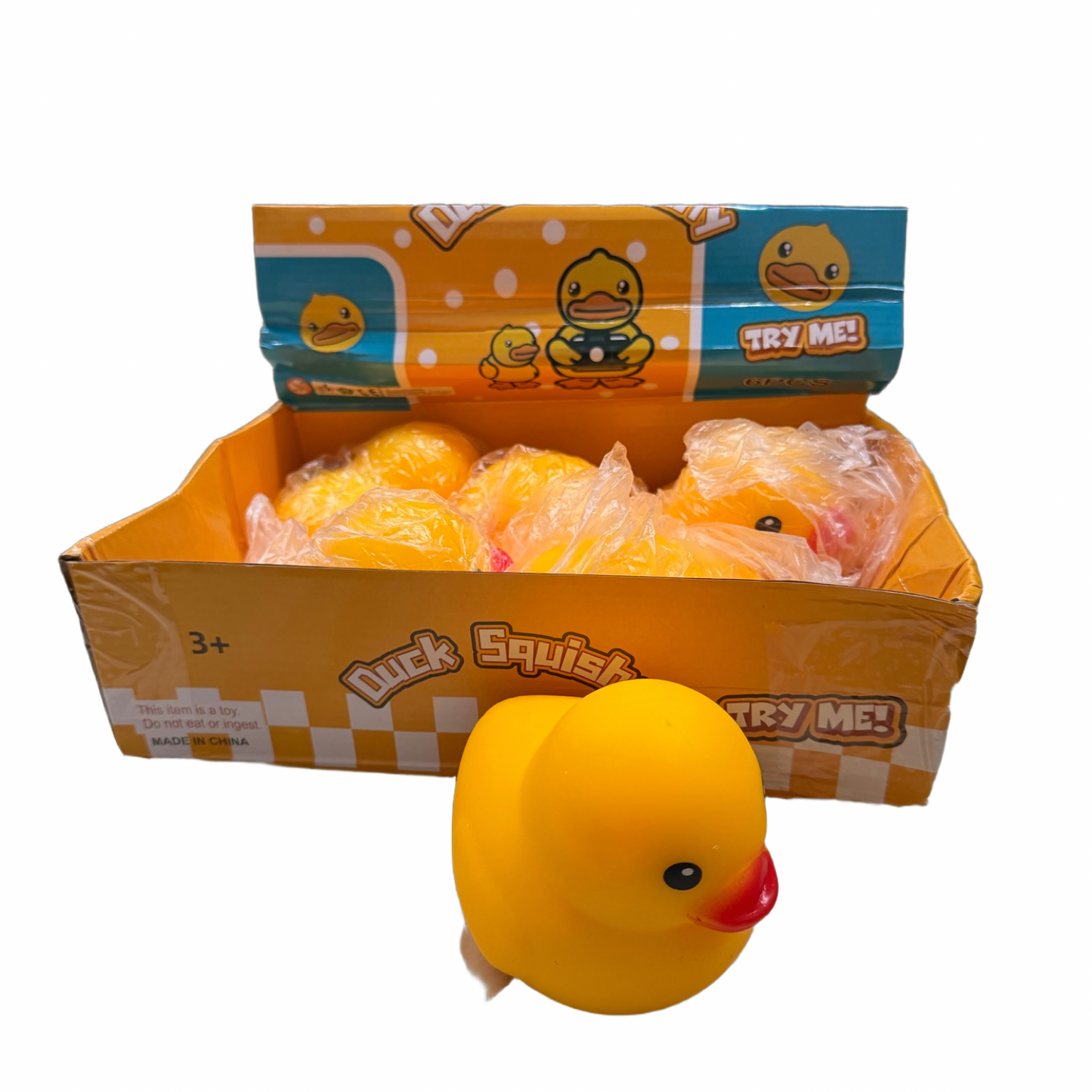 6pc Duck Medium Squishy