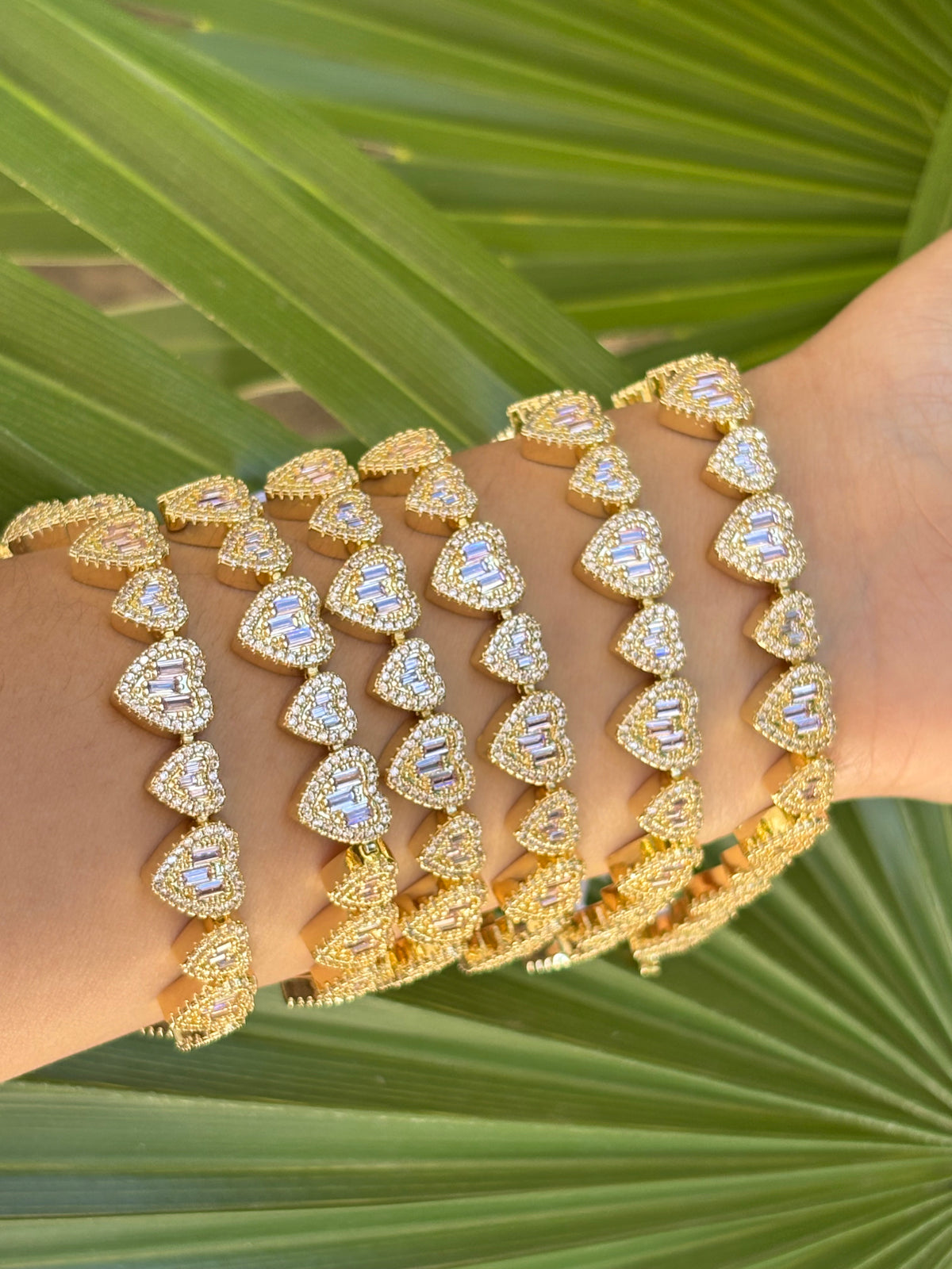 Bracelet fancy pink 1pc
