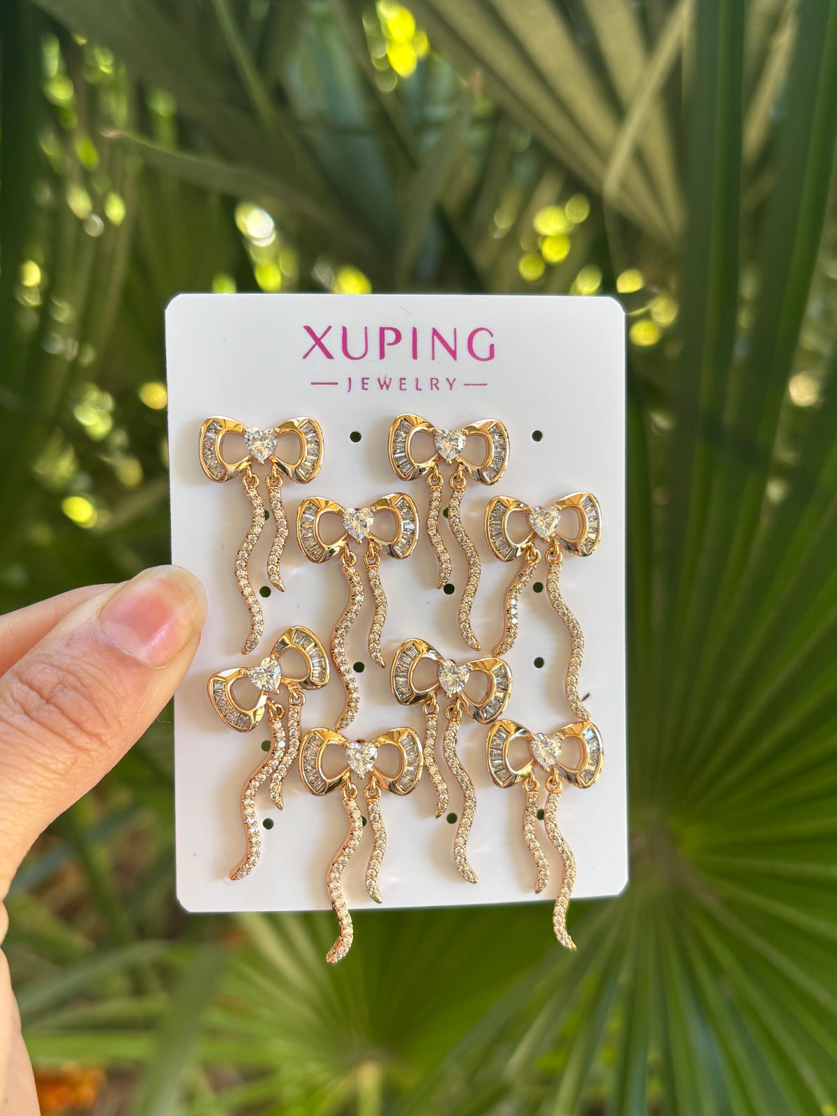 XP Bow earring  #4943