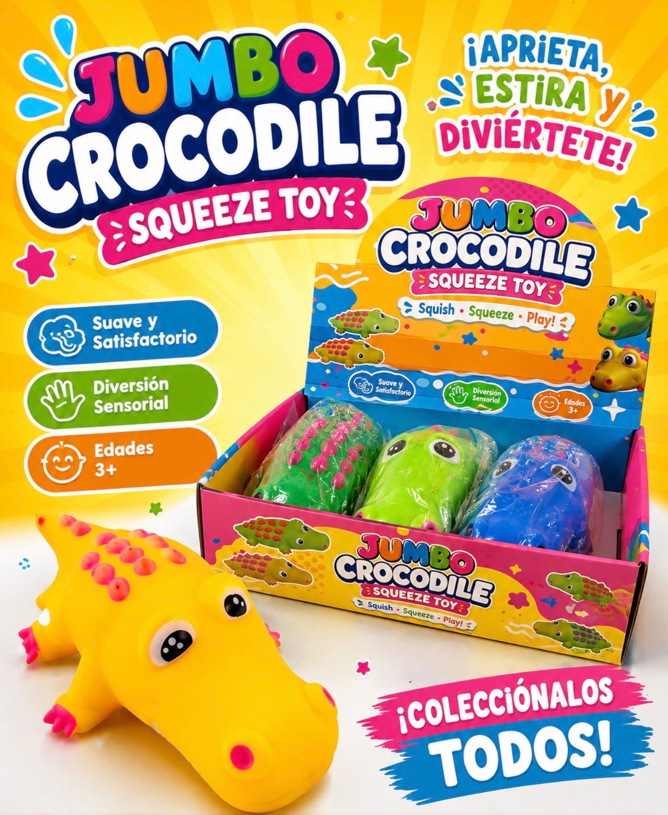 Jumbo Crocodile 4pc